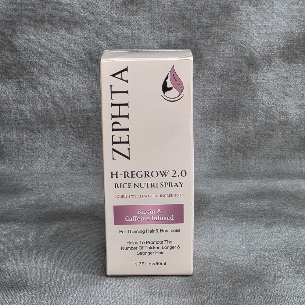 Zephyrs H-Regrow 2.0 Rice Nutri Spray 1.7 fl oz Exp 7/2028 NEW & Sealed